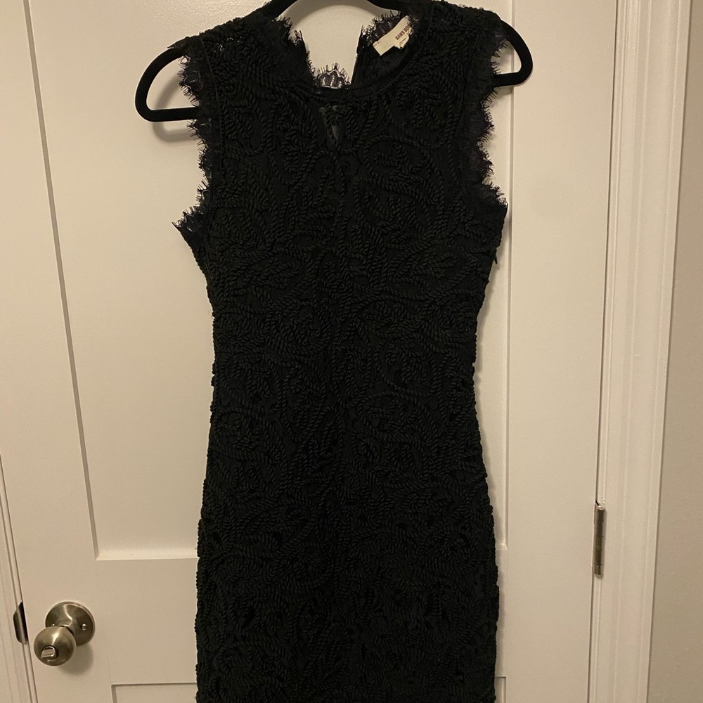 Sans Souci Black Sleeveless Sheath Midi Dress
